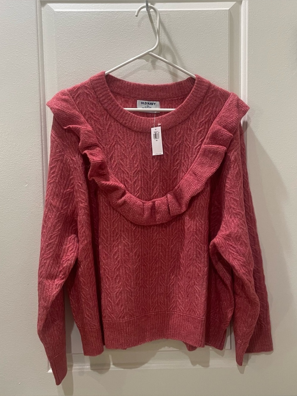 NEW…Wool Blend Ruffled Knit Sweater - Picture 4 of 6